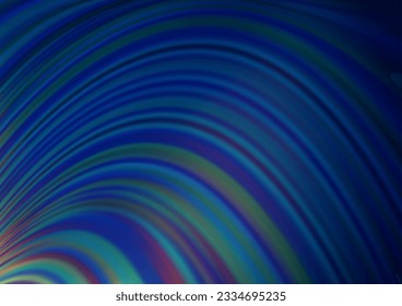 Dark BLUE vector background with liquid shapes. Geometric illustration in marble style with gradient.  Marble design for your web site.