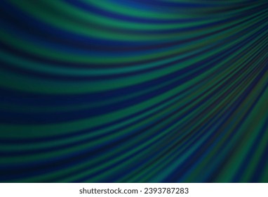 Dark BLUE vector background with liquid shapes. A completely new color illustration in marble style. Brand new design for your ads, poster, banner.