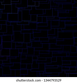 Dark BLUE vector background in polygonal style. Illustration with a set of gradient rectangles. Best design for your ad, poster, banner.