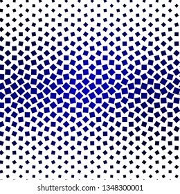 Dark BLUE vector background in polygonal style. Illustration with a set of gradient rectangles. Pattern for commercials, ads.