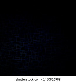 Dark BLUE vector background in polygonal style. New abstract illustration with rectangular shapes. Pattern for busines booklets, leaflets