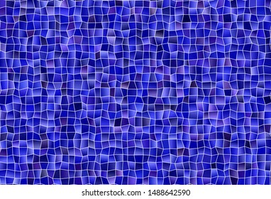 Dark BLUE vector background in polygonal style. Modern abstract illustration with colorful rectangles. The template can be used as a background.