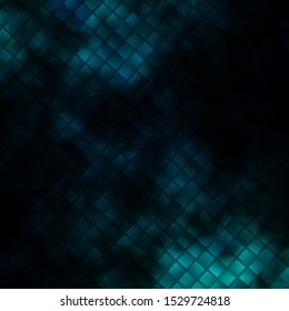 Dark BLUE vector background in polygonal style. Colorful illustration with gradient rectangles and squares. Pattern for websites, landing pages.