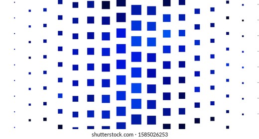 Dark BLUE vector background in polygonal style. Abstract gradient illustration with rectangles. Pattern for commercials, ads.