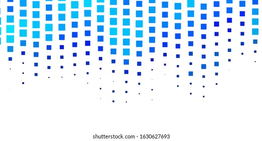 Dark BLUE vector background in polygonal style. Colorful illustration with gradient rectangles and squares. Best design for your ad, poster, banner.