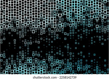 Dark BLUE vector background in polygonal style. Decorative design in abstract style with rectangles. The template can be used as a background.