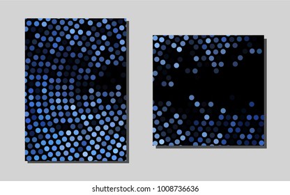 Dark BLUE vector background for presentations. Web interface on abstract background with colorful gradient. Pattern can be used as a template for calendars.