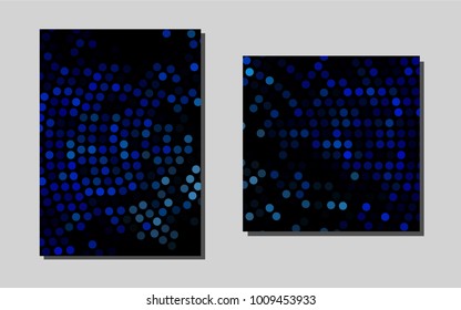 Dark BLUE vector background for presentations. Modern abstract design concept with colorful gradient. New design for a poster, banner of your website.
