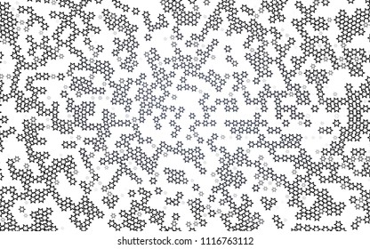 Dark BLUE vector background with radial stars. Blurred decorative design in simple style with stars. Smart design for your business advert.