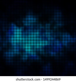 Dark BLUE vector background with rectangles. New abstract illustration with rectangular shapes. Pattern for commercials, ads.