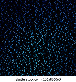 Dark BLUE vector background with small and big stars. Colorful illustration with abstract gradient stars. Best design for your ad, poster, banner.