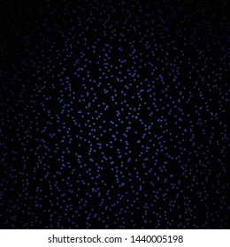 Dark BLUE vector background with small and big stars. Modern geometric abstract illustration with stars. Best design for your ad, poster, banner.