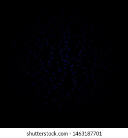 Dark BLUE vector background with small and big stars. Modern geometric abstract illustration with stars. Pattern for new year ad, booklets.