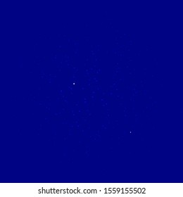 Dark BLUE vector background with small and big stars. Modern geometric abstract illustration with stars. Pattern for new year ad, booklets.