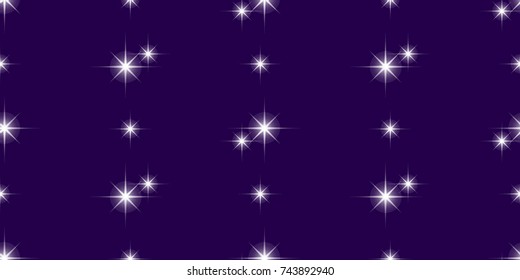Dark blue vector background with small white snowflakes.