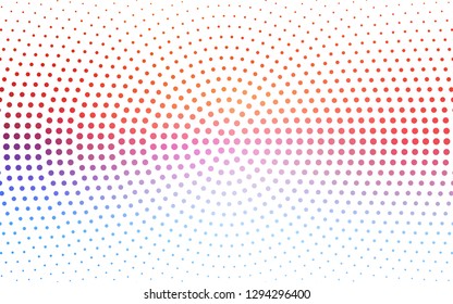 Dark Blue vector  background with spots. Blurred decorative design in abstract style with bubbles. New template for your brand book.