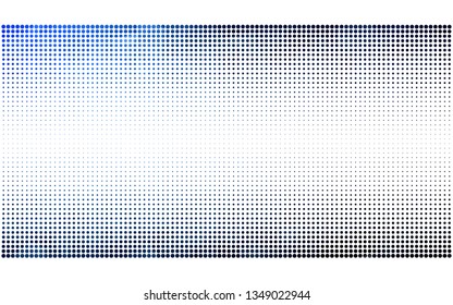 DARK BLUE vector  background with spots. Illustration with set of shining colorful abstract circles. Pattern for ads, leaflets.