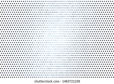 Dark BLUE vector background with spots. Glitter abstract illustration with blurred drops of rain. Design for poster, banner of websites.
