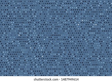 Dark BLUE vector background with spots. Glitter abstract illustration with blurred drops of rain. Design for poster, banner of websites.