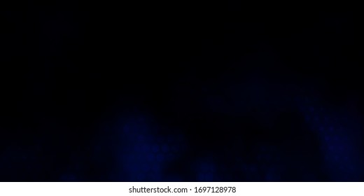 Dark BLUE vector background with spots. Abstract illustration with colorful spots in nature style. Pattern for business ads.