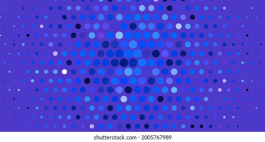 Dark BLUE vector background with spots. Glitter abstract illustration with colorful drops. Pattern for websites.