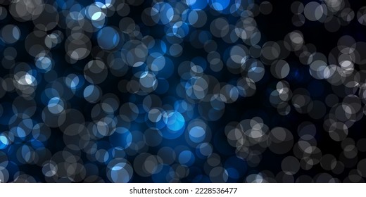 Dark BLUE vector background with spots. Abstract illustration with colorful spots in nature style. Pattern for booklets, leaflets.