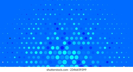 Dark BLUE vector background with spots. Glitter abstract illustration with colorful drops. Pattern for booklets, leaflets.