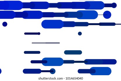 Dark BLUE vector background with straight lines. Capsules on blurred abstract background with gradient. The pattern can be used as ads, poster, banner for medicine.