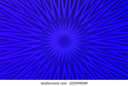 Dark BLUE vector background with straight lines. Glitter abstract illustration with colored sticks. Best design for your ad, poster, banner.