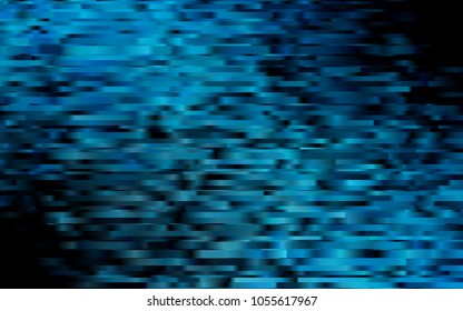 Dark BLUE vector background with straight lines. Modern geometrical abstract illustration with staves. The pattern can be used for websites.