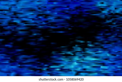 Dark BLUE vector background with straight lines. Lines on blurred abstract background with gradient. The pattern can be used for busines ad, booklets, leaflets