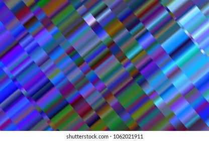 Dark BLUE vector background with straight lines. Shining colored illustration with narrow lines. The pattern can be used for busines ad, booklets, leaflets