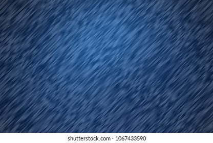 Dark BLUE vector background with straight lines. Lines on blurred abstract background with gradient. The pattern can be used as ads, poster, banner for commercial.