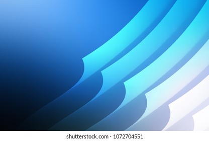 Dark BLUE vector background with straight lines. Modern geometrical abstract illustration with Lines. Pattern for your busines websites.
