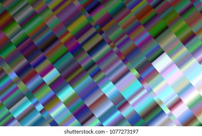 Dark BLUE vector background with straight lines. Modern geometrical abstract illustration with staves. Best design for your ad, poster, banner.