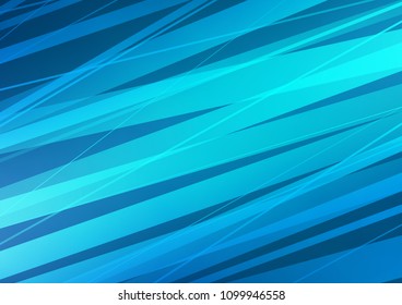Dark BLUE vector background with straight lines. Shining colored illustration with narrow lines. Best design for your ad, poster, banner.