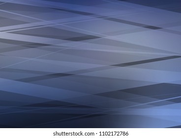 Dark BLUE vector background with straight lines. Lines on blurred abstract background with gradient. The pattern can be used as ads, poster, banner for commercial.