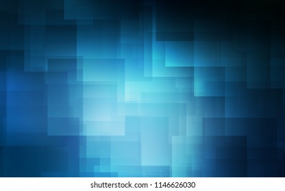 Dark BLUE vector background with straight lines. Lines on blurred abstract background with gradient. Template for your beautiful backgrounds.