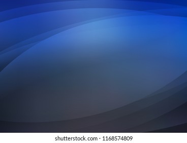 Dark BLUE vector background with straight lines. Modern geometrical abstract illustration with staves. The template can be used as a background.