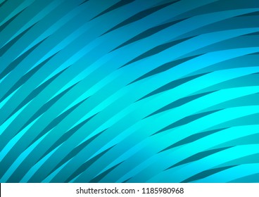 Dark BLUE vector background with straight lines. Modern geometrical abstract illustration with staves. The pattern can be used for websites.