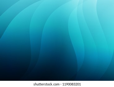 Dark BLUE vector background with straight lines. Glitter abstract illustration with colored sticks. Smart design for your business advert.