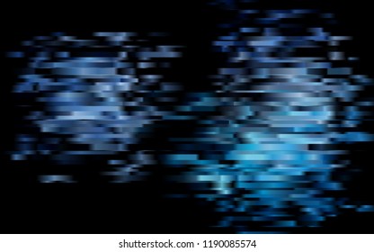 Dark BLUE vector background with straight lines. Decorative shining illustration with lines on abstract template. The pattern can be used for busines ad, booklets, leaflets