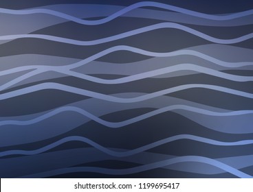 Dark BLUE vector background with straight lines. Lines on blurred abstract background with gradient. Smart design for your business advert.