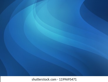 Dark BLUE vector background with straight lines. Lines on blurred abstract background with gradient. The pattern can be used as ads, poster, banner for commercial.