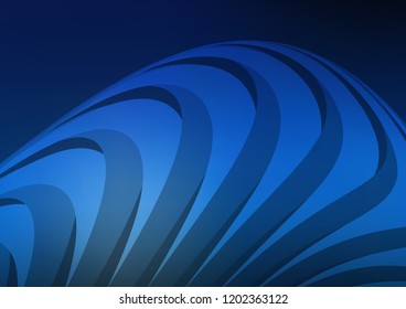 Dark BLUE vector background with straight lines. Blurred decorative design in simple style with lines. The pattern can be used for websites.