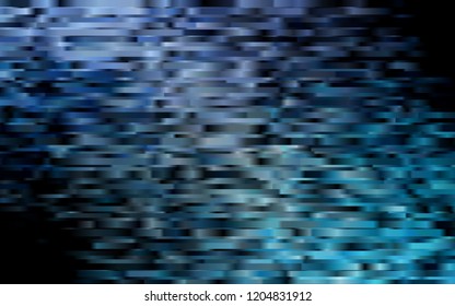 Dark BLUE vector background with straight lines. Decorative shining illustration with lines on abstract template. The pattern can be used for busines ad, booklets, leaflets