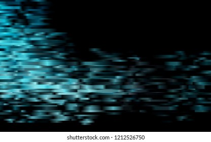Dark BLUE vector background with straight lines. Modern geometrical abstract illustration with staves. The pattern can be used for busines ad, booklets, leaflets