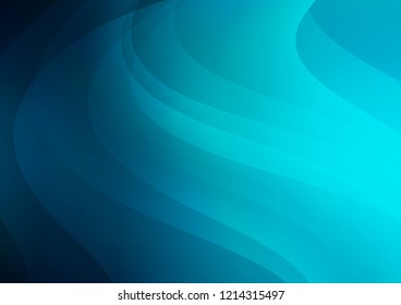 Dark BLUE vector background with straight lines. Modern geometrical abstract illustration with staves. The pattern can be used as ads, poster, banner for commercial.
