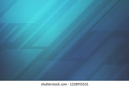 Dark BLUE vector background with straight lines. Lines on blurred abstract background with gradient. Smart design for your business advert.