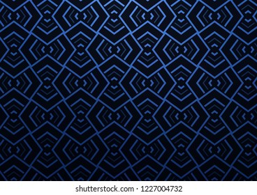 Dark BLUE vector background with straight lines. Lines on blurred abstract background with gradient. Pattern for business booklets, leaflets.